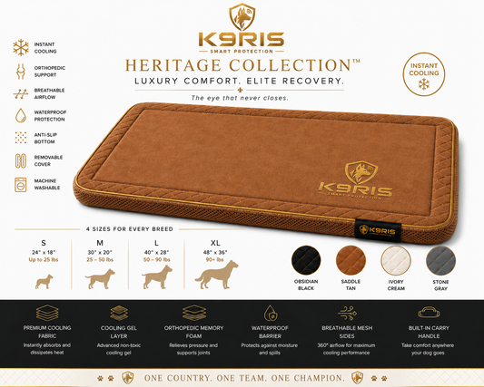 K9RIS Heritage Collection™ — Premium Cooling Mat | Coming Soon