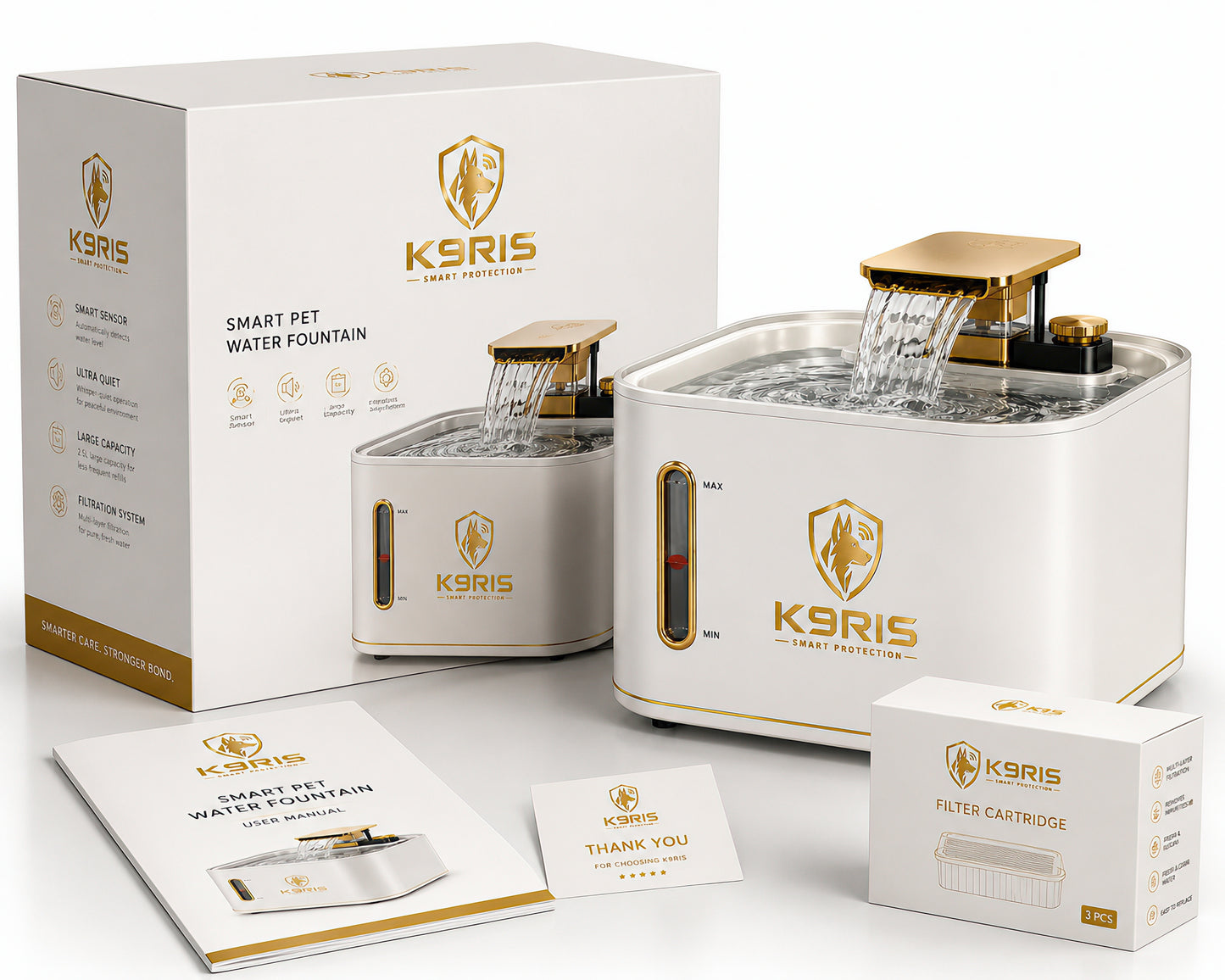 K9RIS™ AquaGuard — Smart Fountain
