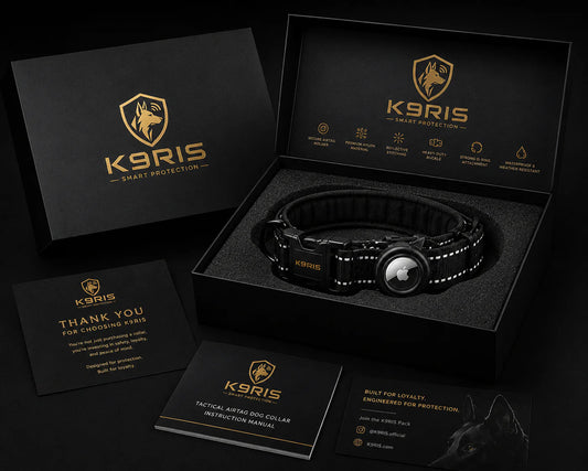 K9RIS Puppy Protection Collar premium gift box packaging