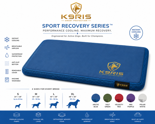K9RIS Sport Recovery Series™ — Premium Cooling Mat | Coming Soon