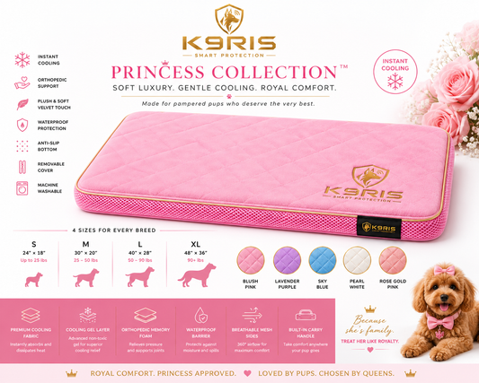 K9RIS Princess Collection™ — Premium Cooling Mat | Coming Soon