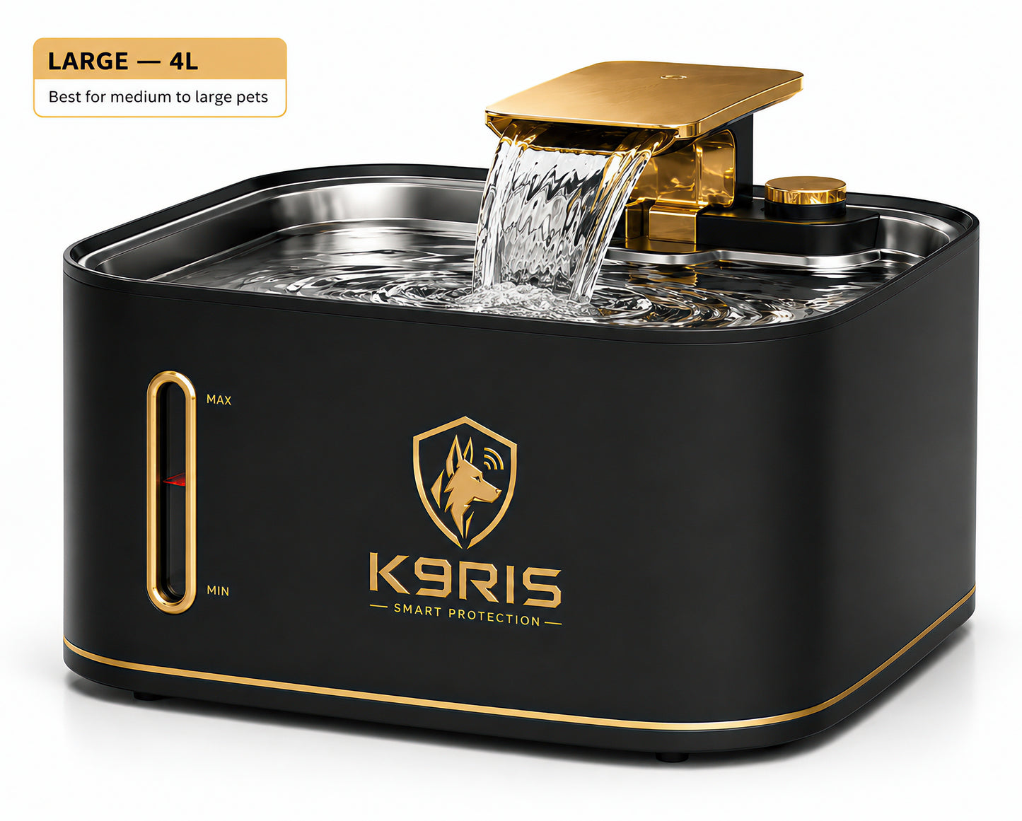 K9RIS™ AquaGuard — Smart Fountain