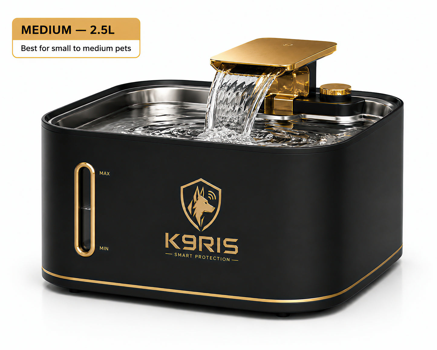 K9RIS™ AquaGuard — Smart Fountain