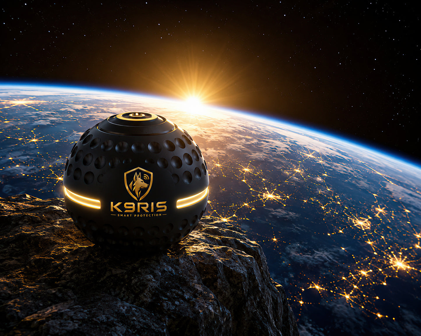 K9RIS™ OrbitBall — Smart Bouncing Dog Toy
