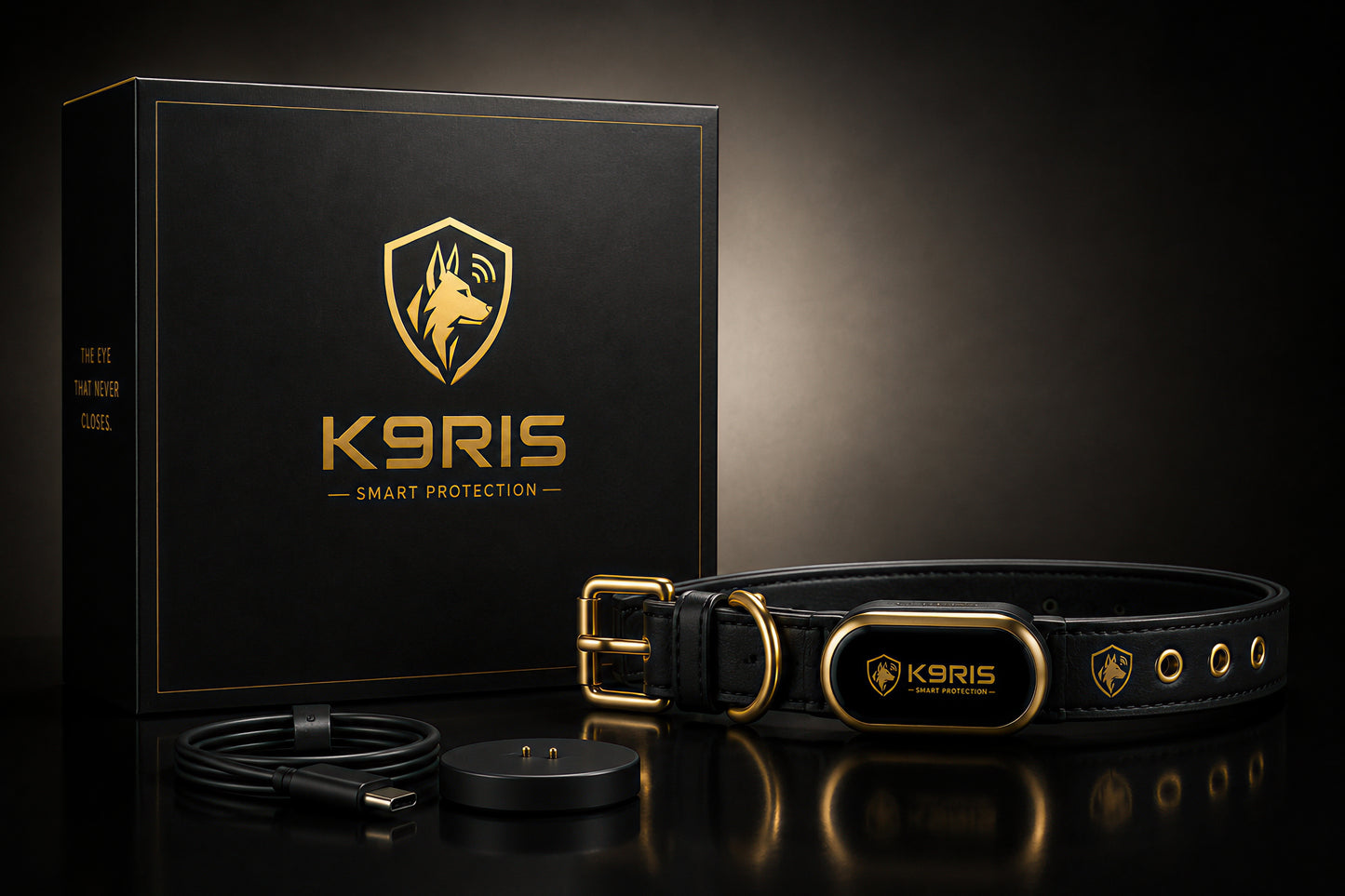 K9RIS™ Vigil Pro Slim — Real-Time 4G GPS Smart Collar | Coming Soon