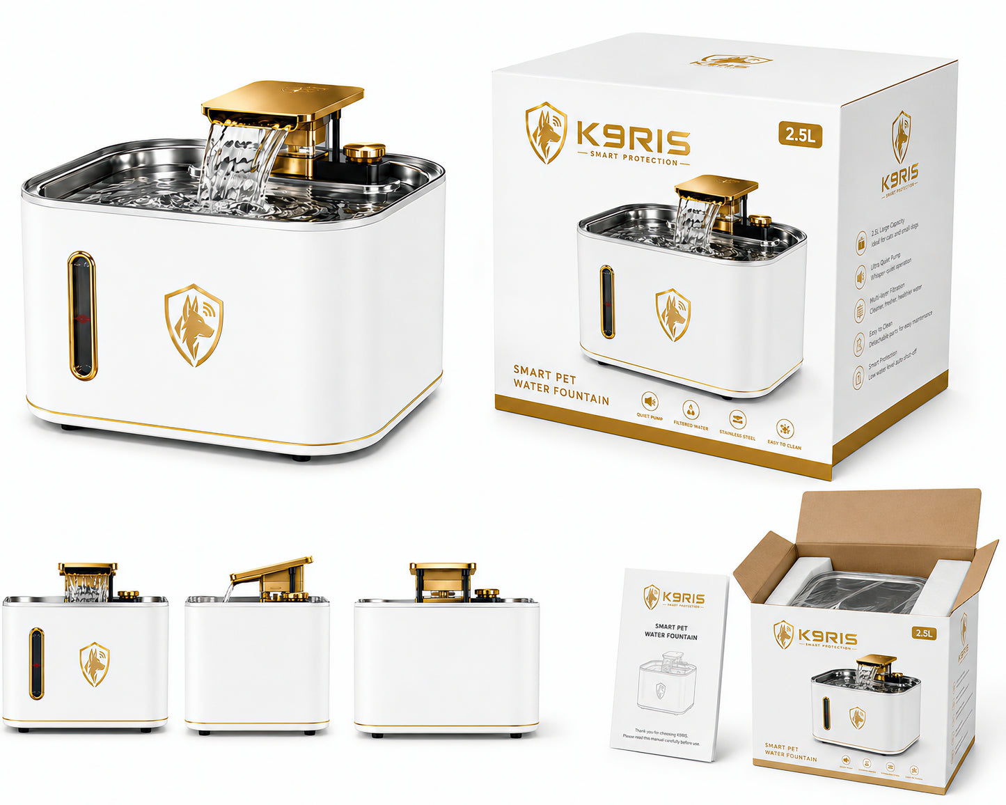 K9RIS™ AquaGuard — Smart Fountain