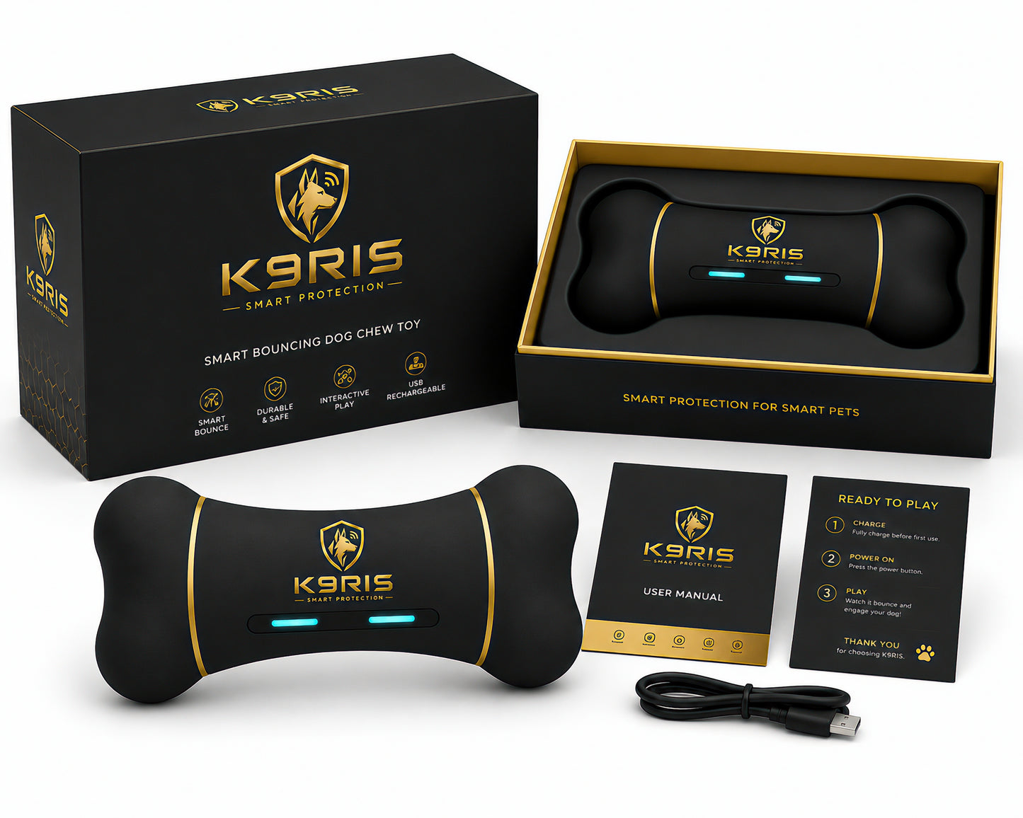 K9RIS™ BoneIQ — Smart Bouncing Bone