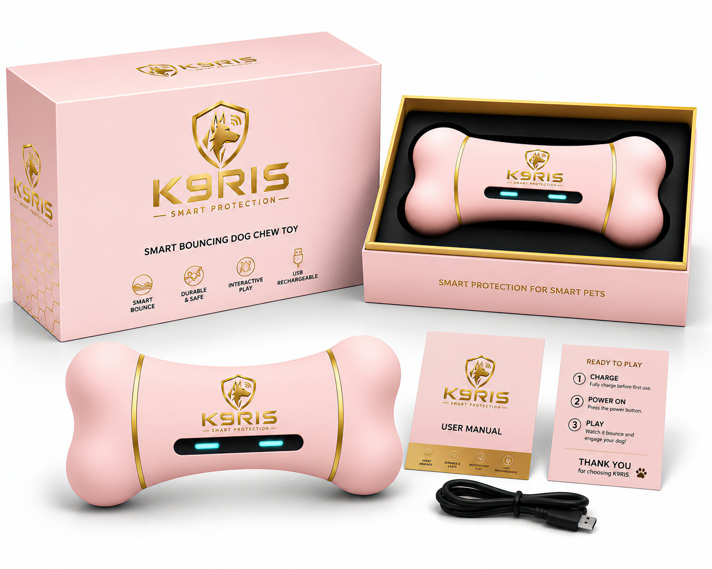 K9RIS™ BoneIQ — Smart Bouncing Bone