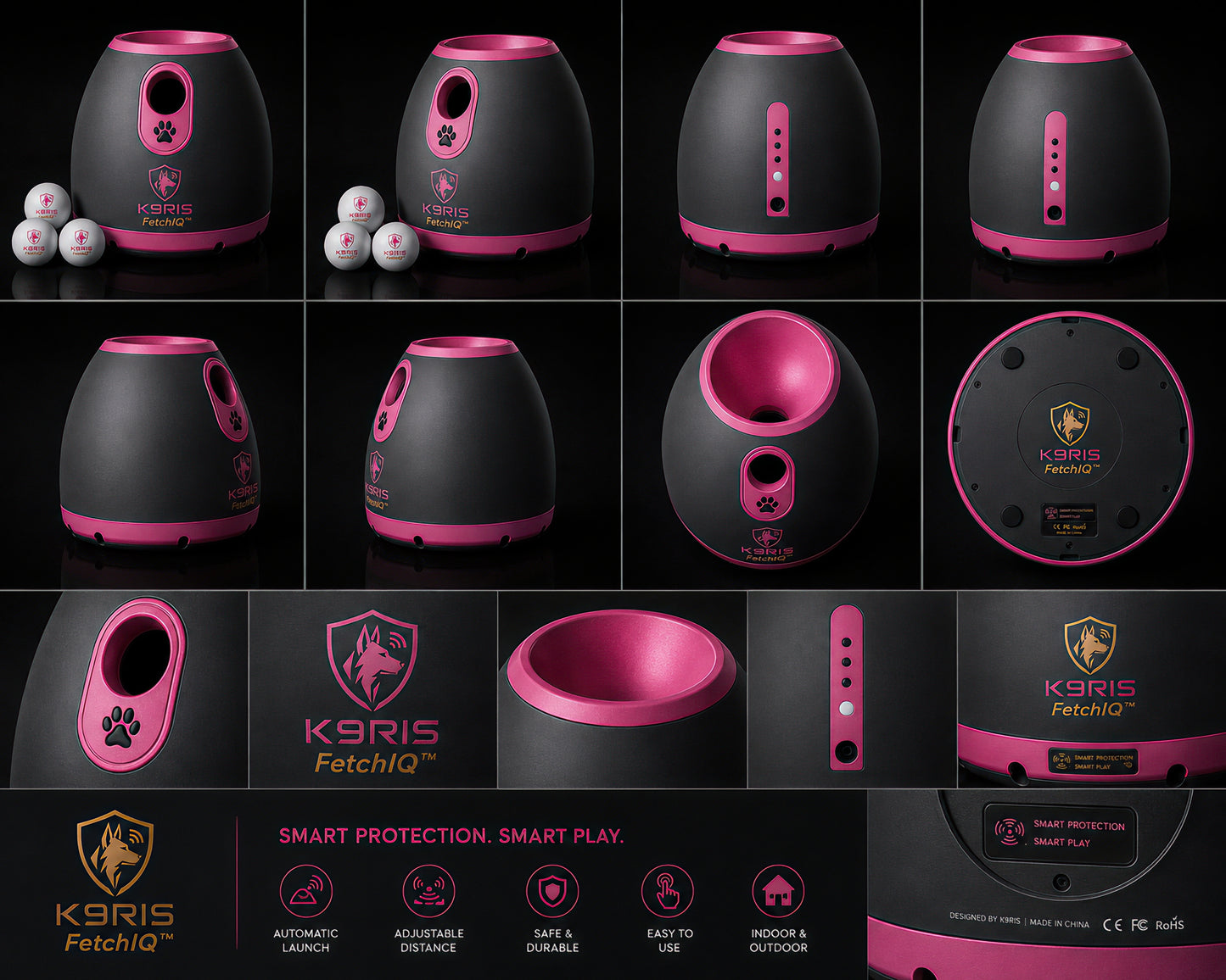 K9RIS™ FetchIQ — Smart Ball Launcher