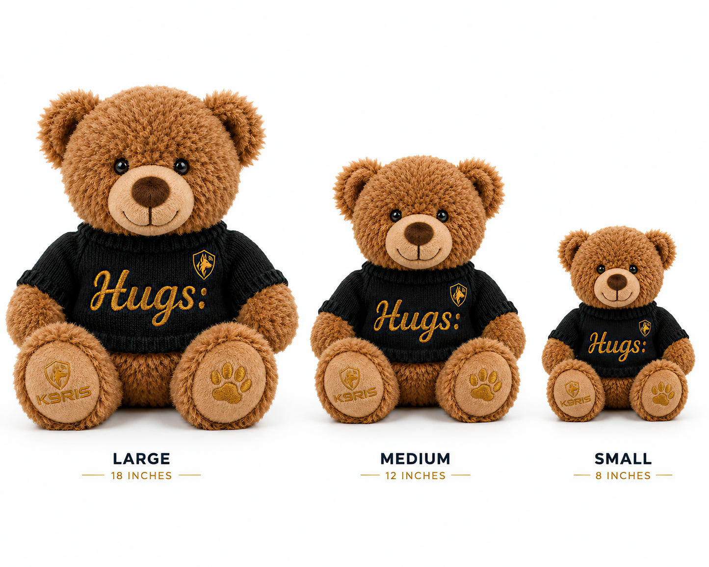 K9RIS™ Hugs: Teddy Bear Plush