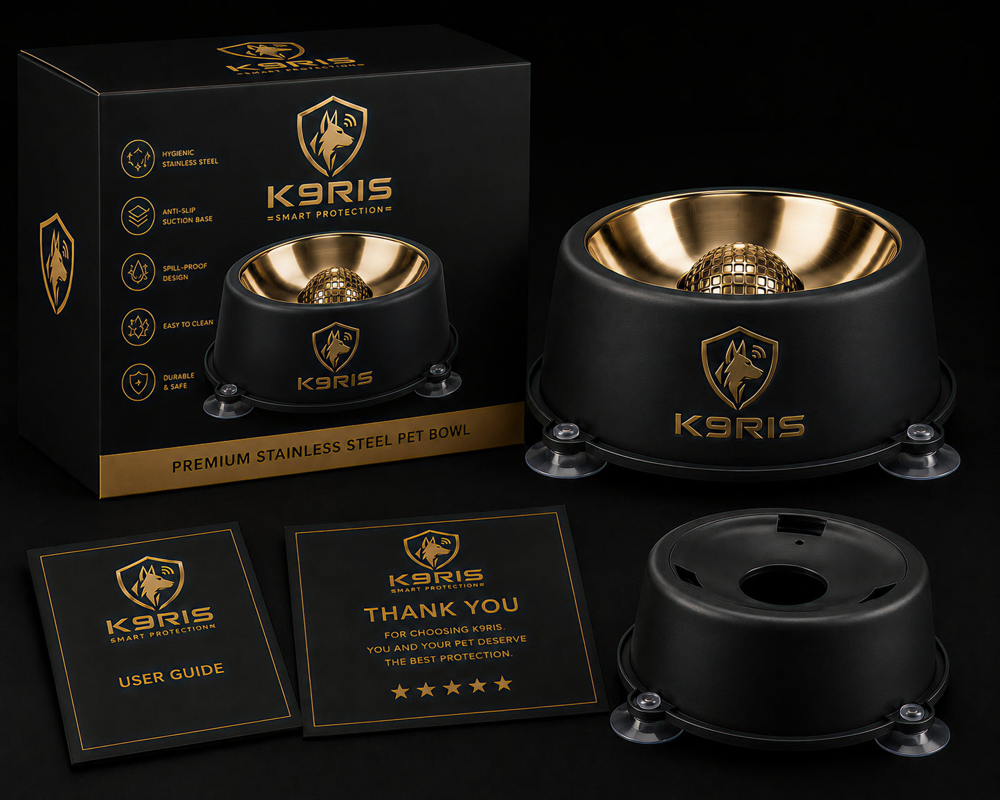 K9RIS™ SteadyServe Slow Feeder Bowl