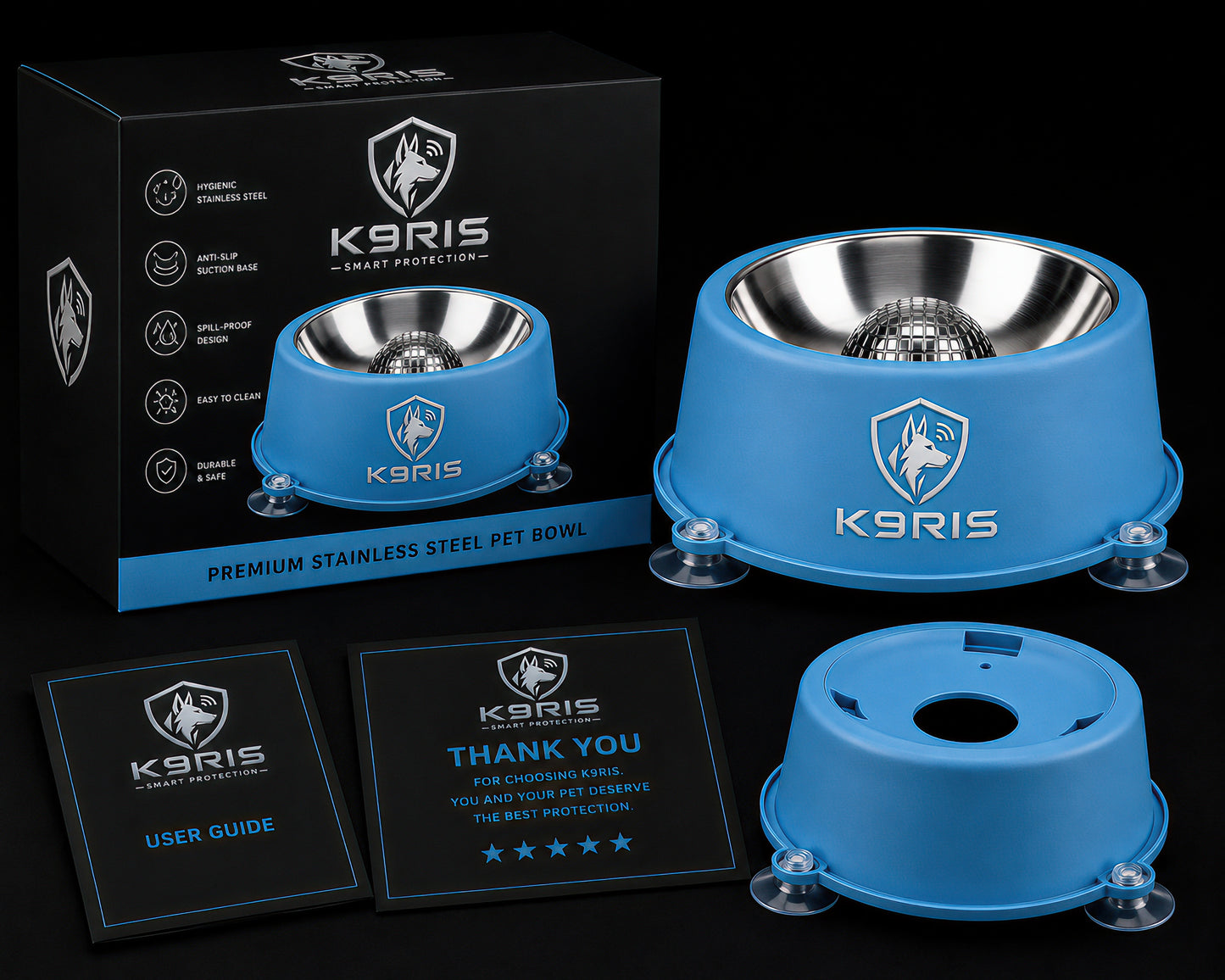 K9RIS™ SteadyServe Slow Feeder Bowl