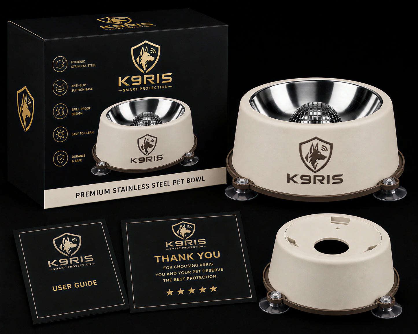 K9RIS™ SteadyServe Slow Feeder Bowl