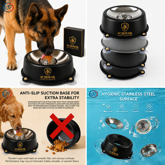 K9RIS™ SteadyServe Slow Feeder Bowl