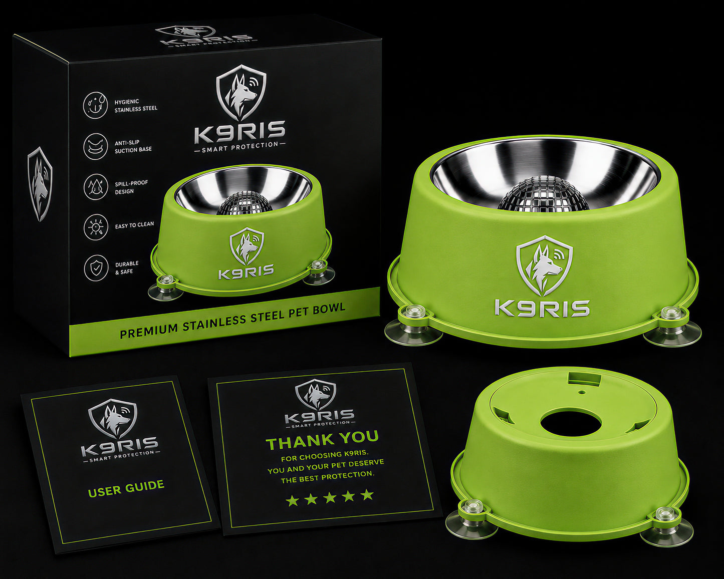 K9RIS™ SteadyServe Slow Feeder Bowl