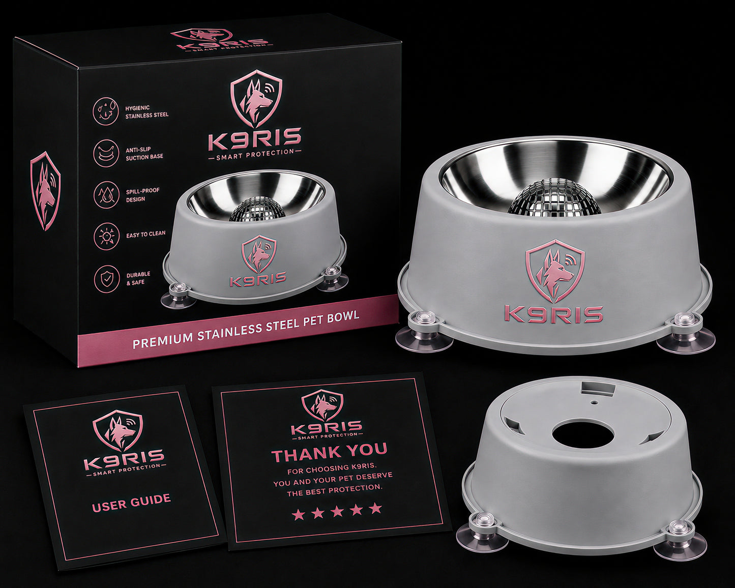K9RIS™ SteadyServe Slow Feeder Bowl