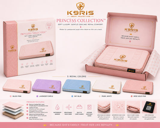 K9RIS™ Princess Collection — Premium Orthopedic Cooling Bed | Coming Soon