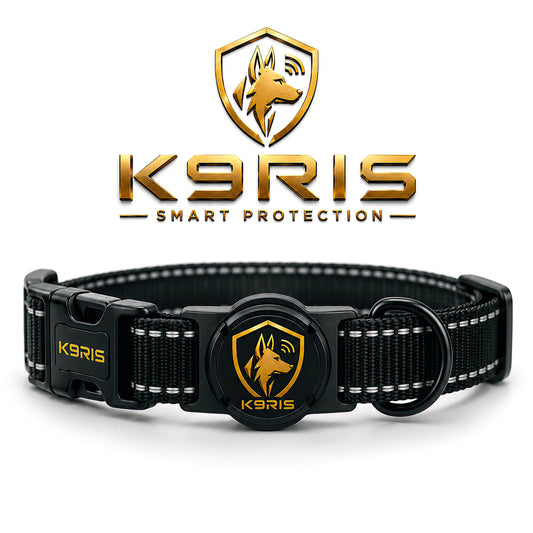 K9RIS™ Featherlight Protection Collar | Built-In AirTag Holder | Small to Medium-Large Dogs