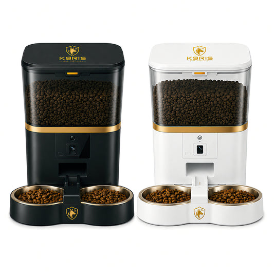 K9RIS™ Smart Dual Pet Feeder | 6L | 1080P HD Camera | App Control