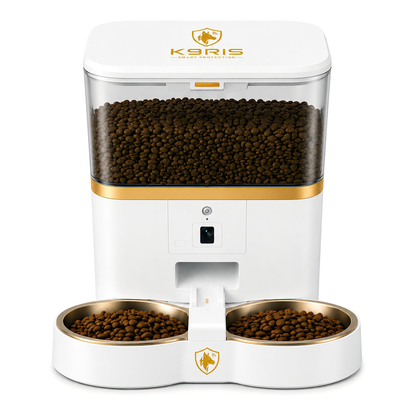 K9RIS™ Smart Dual Pet Feeder | 6L | 1080P HD Camera | App Control