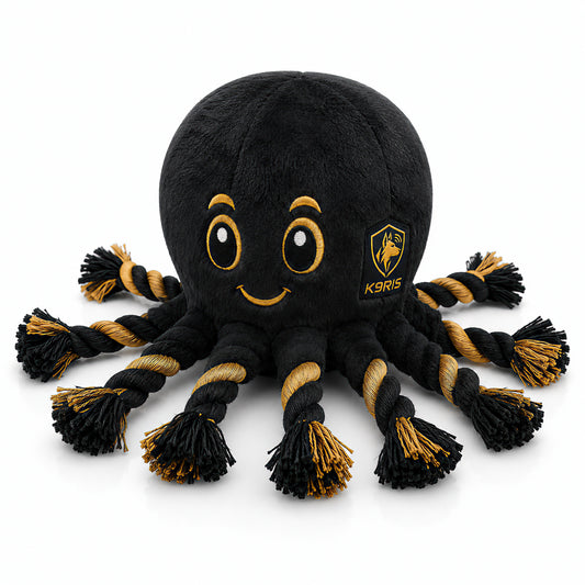K9RIS™ Hugs: Octopus Plush Rope Toy