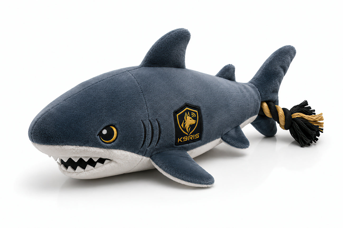 K9RIS™ Hugs: Shark Plush Rope Toy