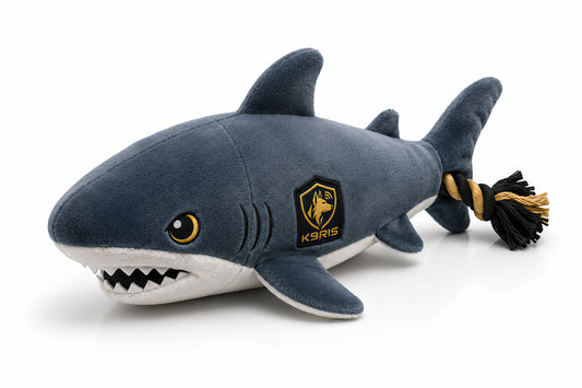 K9RIS™ Hugs: Shark Plush Rope Toy